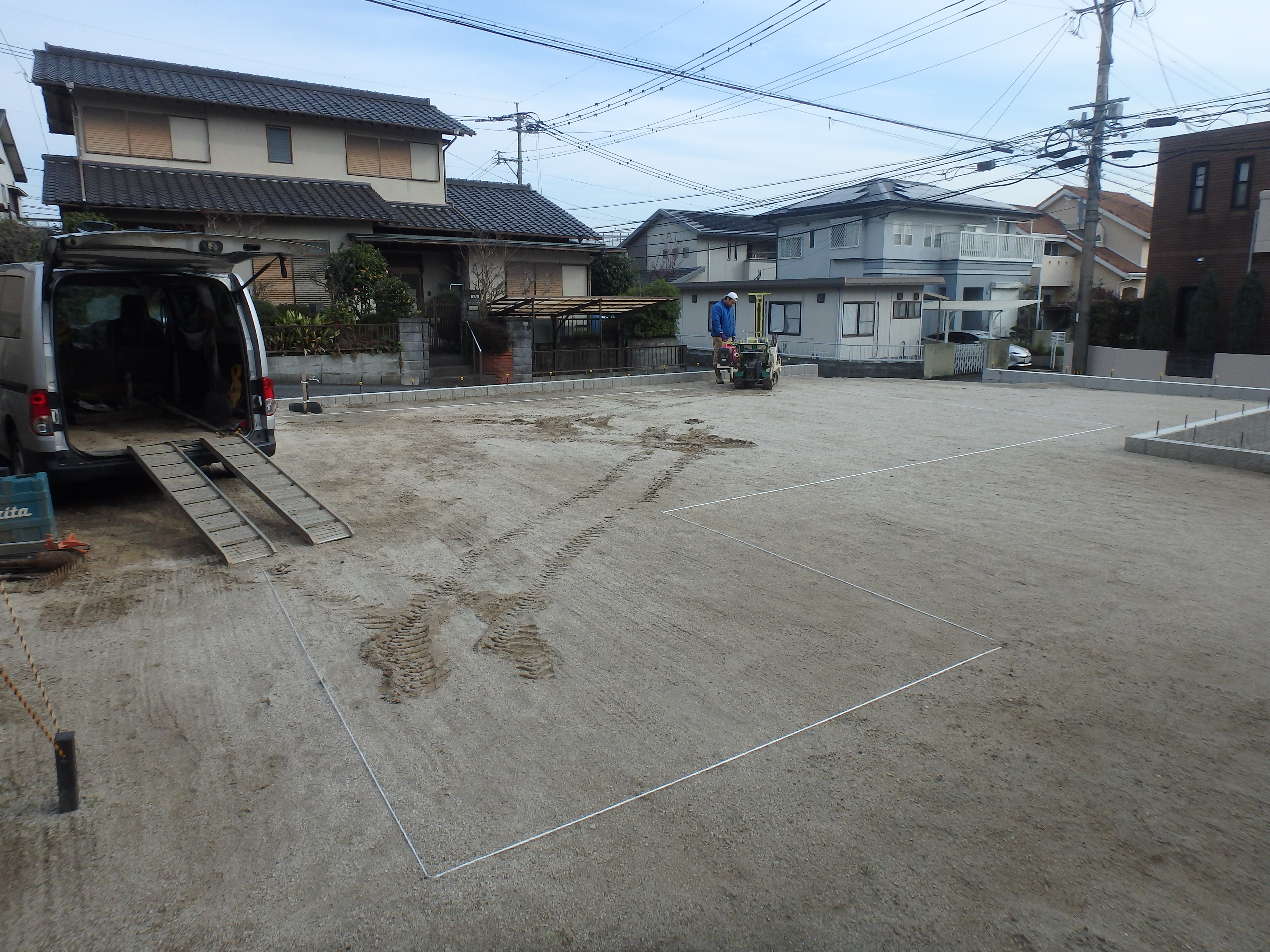 福岡　注文住宅　樋井川　建築リポート1地盤調査