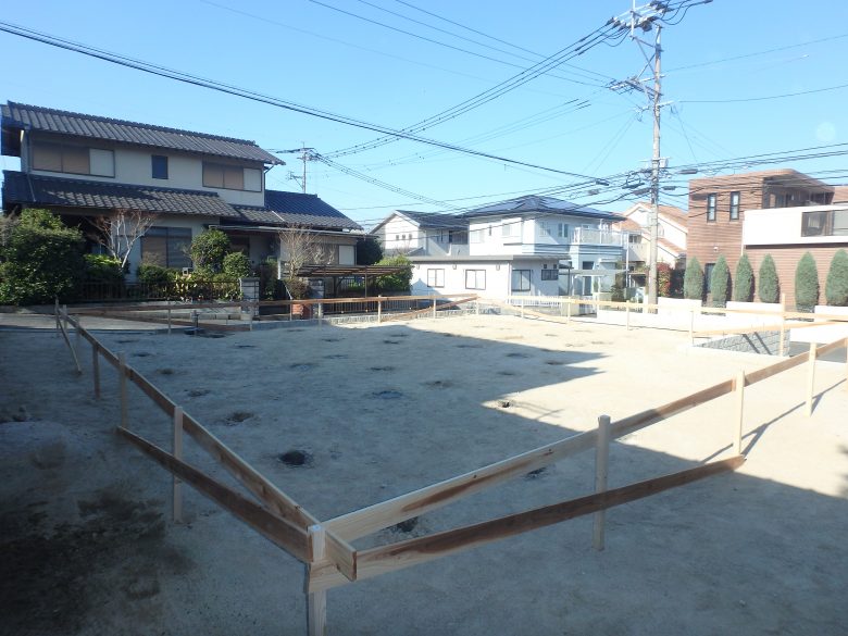 福岡　注文住宅　樋井川　建築リポート2　基礎・遣り方