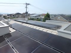 長住4丁目【Y様邸】　建築リポートNo8　          【太陽電池モジュール設置】