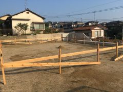 東区若宮2丁目【S様邸】　基礎工事（1）